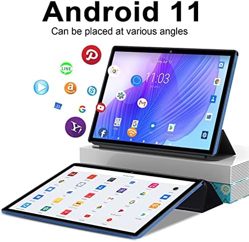 Дуодуого 2 во 1 Таблет Компјутер Со Пакет Тастатура, Андроид 11 Таблети 4GB+64GB+256 Проширување, 10 инчен ТАБЛЕТ HD, Octa Јадро