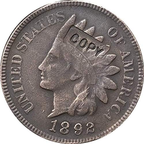 Предизвик Монета ВЕЛИКА британија 1888 1 Круна-Викторија 2 Портрет Копија Монети За Дома Соба Канцеларија Декор Монета Колекција