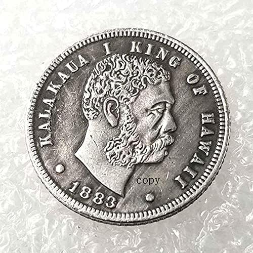 1883 Хавајски Антички Морган Имитација Монета Голема Американска Стара Монета Американска Комеморативна Монета Интересна Услуга За Задоволство