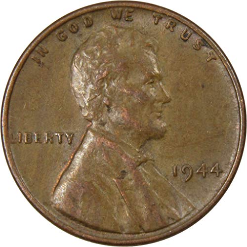 1944 Линколн Пченица Цент Аг За Добар Бронзен Денар 1с Монета Колекционерски