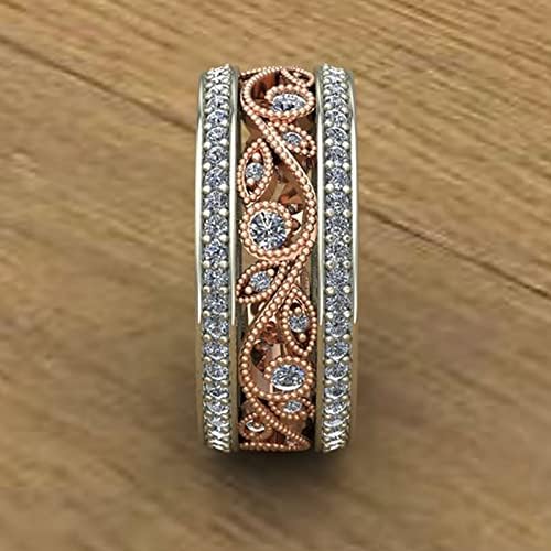 Прилагодлив прстен за палецот гроздобер Исклучителен цвет дами прстен на отворено цирконски прстен за женски подароци за накит
