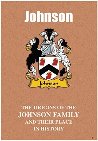 I Luv Ltd Johnson English Family Surname Surname Suristary брошура со кратки историски факти