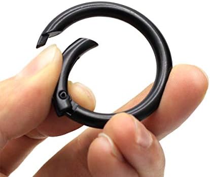 Еносеја 10 парчиња цинк легура пролет О прстен, 1-1/4 32мм порта О прстен околу карабинерот предвремено клип за активирање на