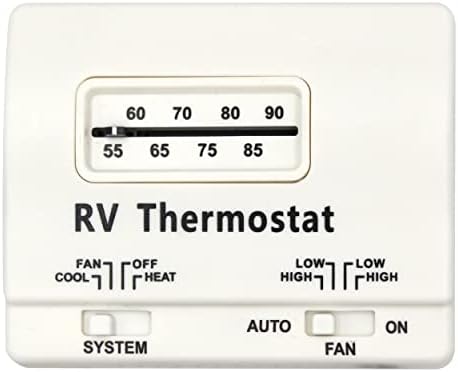 7330G3351 термостат единечна фаза на топлина/кул компатибилна со климатизерите на Колман РВ Мах серија, бела