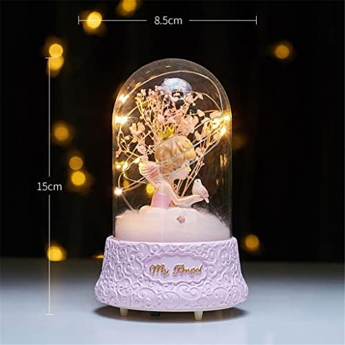 Hmggdd Crystal Ball предводеше музичка кутија девојка роденден подарок дома декорација дете принцеза девојка танцување музичка кутија небото