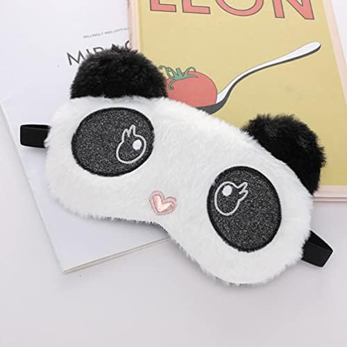 Ксинхуанг - 2 парчиња маски за спиење на животни за животни, панда мачка слепи очила за очила за очи за очи за ноќно патување за спиење