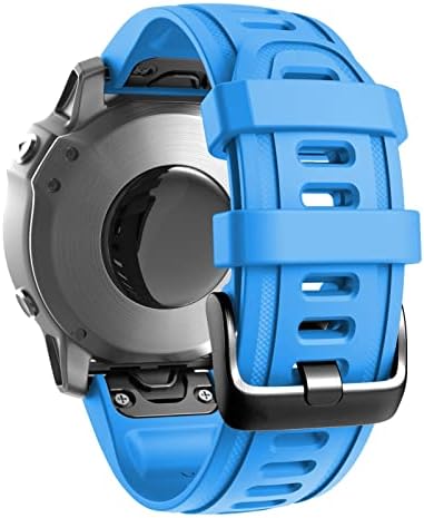 Капде Нов Smart Watch Silicone Silicone Repleate Strap за Garmin Fenix ​​6 6s 6x Pro 5 5x 5s плус додаток за додаток на рачен лента 20мм