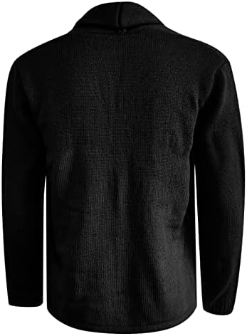 Џемпери машка кардиган случајна шал, долга ракав, цврсто копче за плетење џемпер мажи