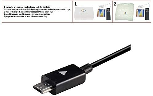 1pc микро USB тип б машки до микро Б машки 5pin конвертор OTG адаптер Оловен кабел за податоци, црна