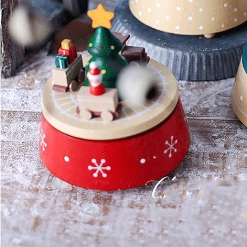 N/A Merry-Go-Round Christmas Day Decoration Decoration Music Box Christmas Roting Music Box Music Box