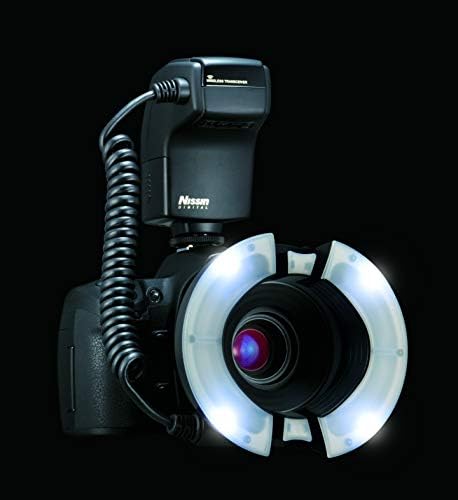 Nissin MF18 За Sony Макро Прстен Флеш-TTL Блиц Со Мека Дифузна Светлина и Прецизна Контрола За Професионална Макро Фотографија, 1/1 до 1/1024 Моќ, Кориснички Пријателски Контрол
