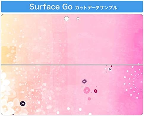 Покрив за декларации на igsticker за Microsoft Surface Go/Go 2 Ултра тенки заштитнички налепници на телото 001998 Цветно брашно розово