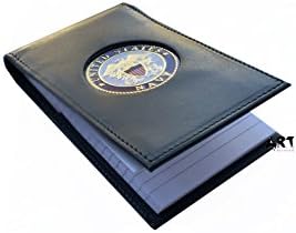 Службената подлога за пишување, спирална тетратка на САД морнарицата со медалјон - 3 x 5