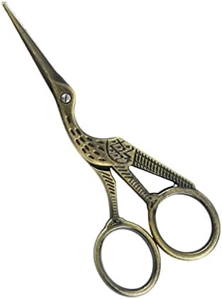 Ароли ретро стил 5.51 Ножици за везови со остри сечила, повеќенаменски мали ножици за шиење за работа со уметност и игли, алатки за сечење
