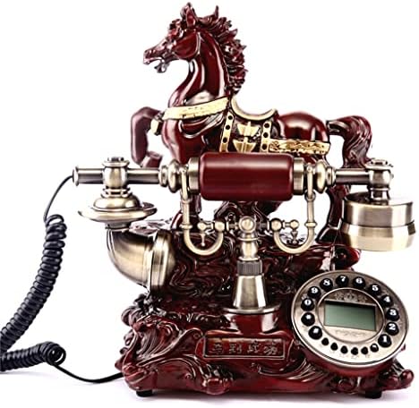 Венли Европски Антички Телефонски Орнаменти Фиксна Линија Фиксна Коњ До Успех Украси За Домашна Декорација