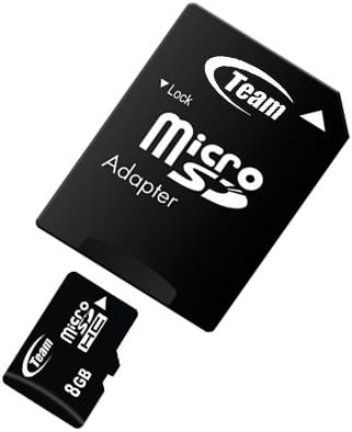 8gb Класа 10 Microsdhc Тим Со Голема Брзина 20mb / Сек Мемориска Картичка. Пламнал Брза Картичка ЗА LG DLITE gd570 sentio gs505 телефон.