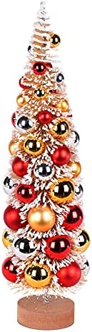 Викерман 12 Гроздобер таблета замрзнато злато вештачко новогодишно дрво, црвена, златна, сребрена украс - факс новогодишна елка - Сезонски украс за домашен дом