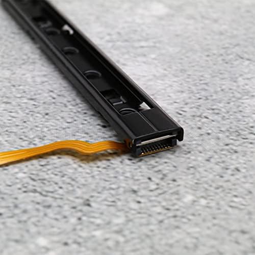 Пар на конзола за поправка на лизгачи на шини, замена на десната и левата шина со слајд со флексибилна кабел фиксирање на дел компатибилен со конзолата за прекинува