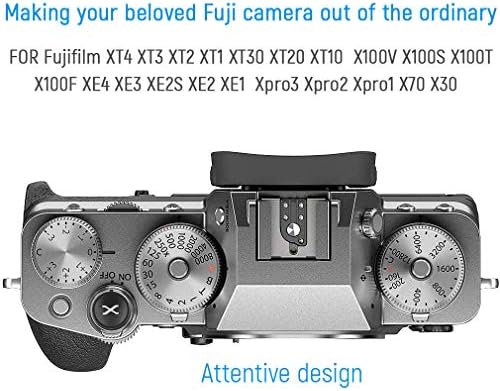 First2SAVVV 3 x црно метално копче за ослободување на ролетната компатибилно со Fuji XT4 XT30 XE4 X100F XPRO3 и повеќе