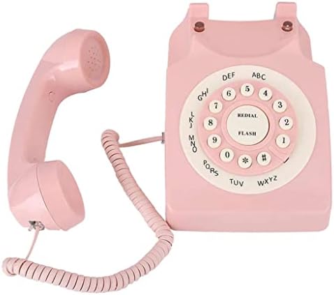 MXIAOXIA Гроздобер телефонски повик Квалитет за квалитетен телефон за домашна канцеларија Пинк Еуро Телефон Телефон Телефон Телефон