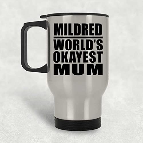 DesignSify Mildred Worldy Mum, Silver Travel Praig