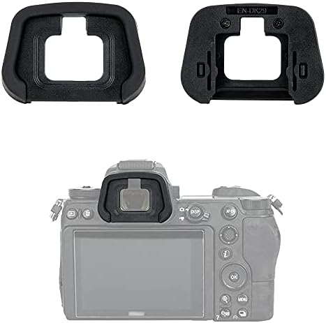 Малиот Syohe Eyepiece Eyecup Eye Cup DK-29 за Nikon Z7 Z6 Z7 II Z6 II и Z5, го заменува Nikon DK-29 Eyecup & Hot Shoe Cover (2+1 пакет