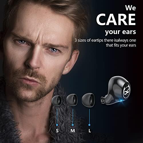 Половина безжични уши за деца и возрасни - Слушалки со Bluetooth 5.0 со микрофон и намалување на бучавата - 36H Playtime IPX5 Водоотпорна