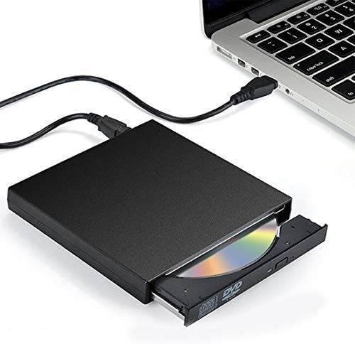 ERYUE DVD Диск, Надворешен Двд Диск, USB2. 0 Преносни ЦД/ДВД+/ - RW Диск/ДВД Плеер ЦД ЗА Лаптоп Десктоп