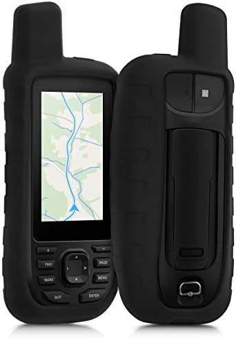 Kwmobile Случај Компатибилен Со Garmin GPSMAP 66s / 66st - Gps Мобилен Систем За Навигација Мека Силиконска Заштитна Обвивка На Кожата-Црна