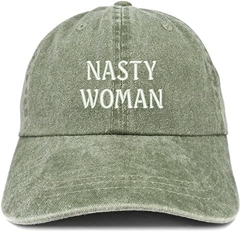 Трендовски продавница за облека Незгодна жена извезена меко измиена памук прилагодлива капа