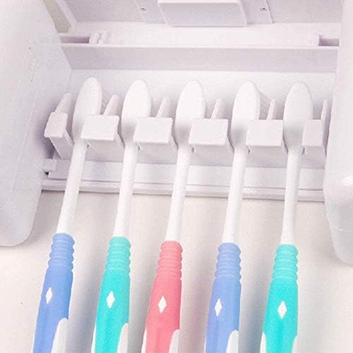 Држач за четкичка за заби, кој се однесува на автоматски диспензерот за паста за заби 5 слотови за четки за заби