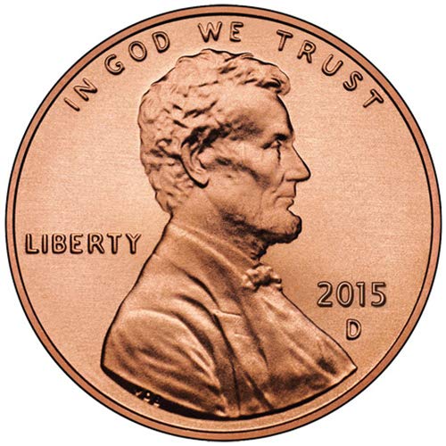 2015 П &засилувач; Д Бу Линколн Шилд Цент Избор Нециркулирани Сад Нане 2 Монета Во Собата