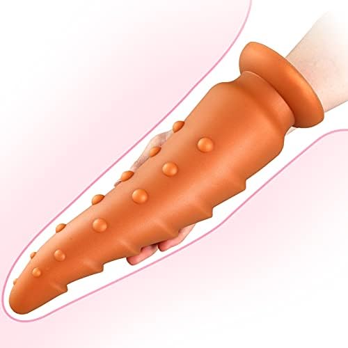 Течен силиконски секс играчки Анален приклучок за машки и женски мастурбација Анален експандер со моќна чаша за вшмукување силна