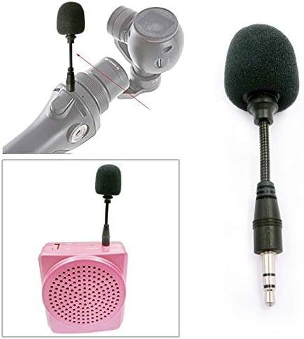 SJYDQ Флексибилни 3.5 mm Приклучок Микрофон Звучник Пренослив Џек Мини Микрофон За Мобилен Телефон Лаптоп Лаптоп 1 Цел