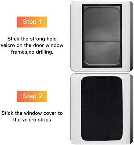 Сенка на прозорецот на вратата на RV - преклопување на Velcro RV Blackout прозорец покритие RV UV прозорци RV завеси Кампер додатоци