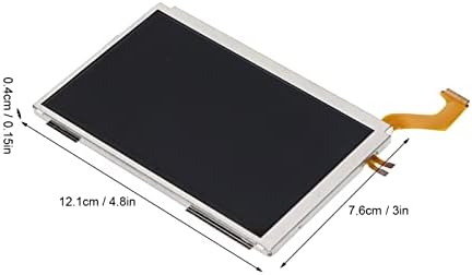 Приказ на LCD екран на Kafuty-1 3DS XL, замена на горниот LCD екран на горен LCD за конзола за игра Nintendo 3DS XL, Професионален приказ на екранот за поправка на екранот