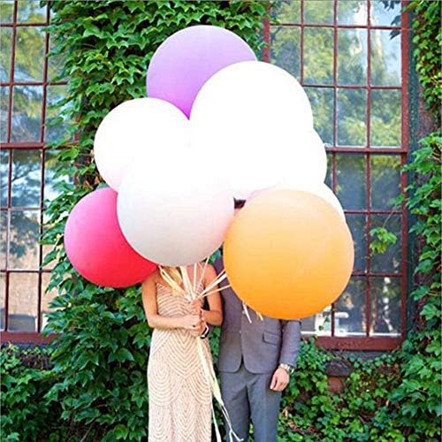 36 инчи латекс -тркалезни црни балони, гигантски балони за фотосесија/роденден/свадба/фестивали/украси за настани