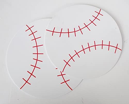 Занаетчиски снабдување големи форми на бејзбол пена - 9 инчи - 2 парчиња