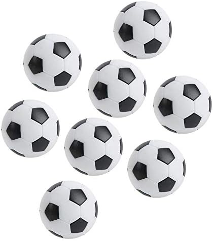 RitoeasySports 8pcs мини табела фудбалски фосболци замена на црно -бели фудбалски топки табела за игра додаток 32мм