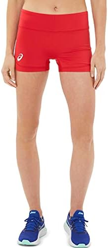 ASICS Circuit 4 Inch Compression Short, Team Red, X-Large