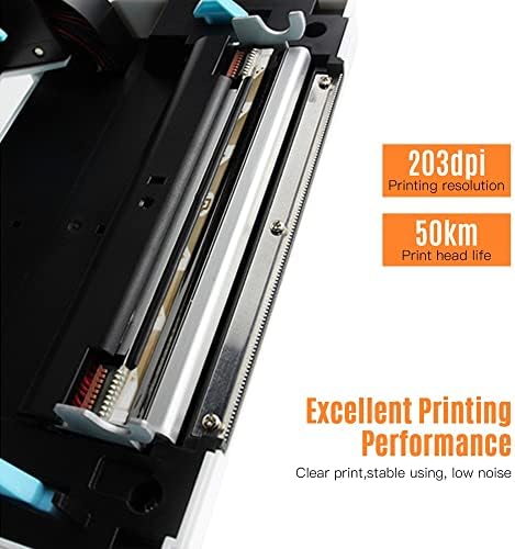 Печатач за термичка етикета на десктоп ZSEDP за пакет за испорака 4x6 сите во производителот на етикети 180мм/с термички налепници за печатач