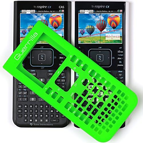 Герила TinspireGreensc Силиконски случај за Тексас инструменти Ti nspire CX/CX CAS Brafhing Calculator, зелена