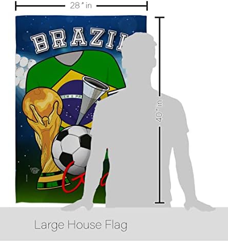 Колекција на украси Светски куп Бразил Фудбалска куќа знаме Спортска игра цел топка Фудбалска забава Активност Физички декорација