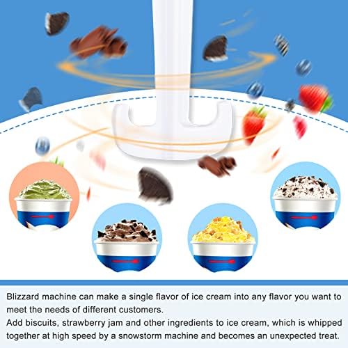 Комерцијален автоматски миксер за сладолед Електрична машина за сладолед 350W Milkshake Машината за мешање за тврд сладолед