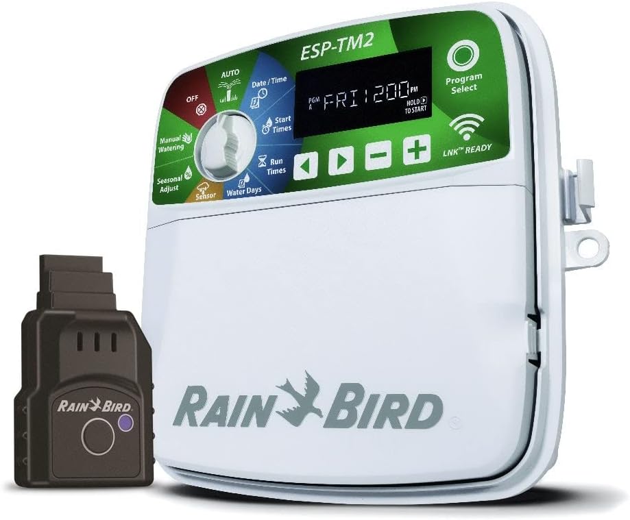 Rain-Bird ESP-TM2 Внатрешна наводнување на отворено WiFi Зона контролор тајмер кутија и линк LNK WiFi Mobile Mobile Wireless Smartphone Module Sprinkler System