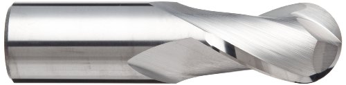ИГ - 1 Е5249 Карбидна Топчеста Мелница За Нос, Необложена Завршница, 30 Степени Спирала, 2 Флејти, 4 Вкупна Должина, 1 Дијаметар На Сечење,