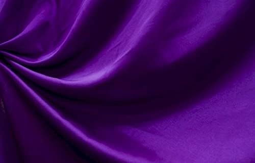ДИЗАЈН КОЛИЧКА Виолетова Обична Креп Сатенска Ткаенина Пакет од 1 Метар Ширина 43 Инчи - 109 см   ЗА Уметности и Занаети, DIY, Шиење и Други Проекти За Шиење, Виолетова Бс-