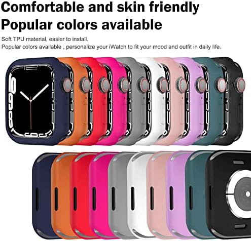 Botomall За Apple Watch Case Ултра 49mm Серија 8 Мека Флексибилна Tpu Тенка Лесна Заштитна Браник за iWatch [Без Екран] - Јасно