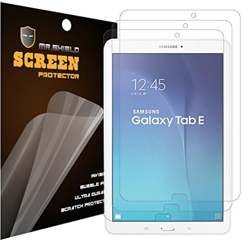 Г -дин Шилд дизајниран за Samsung Galaxy Tab E 9,6 инчи Премиум Clear [PET] [3 Pack] Заштитник на екранот со замена на животниот век