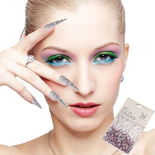 Vefsu НОВО стакло за нокти DIY додатоци за накит за накит за хартија за хартија за хартија Аб дијамантски накит рамен дно дијамант